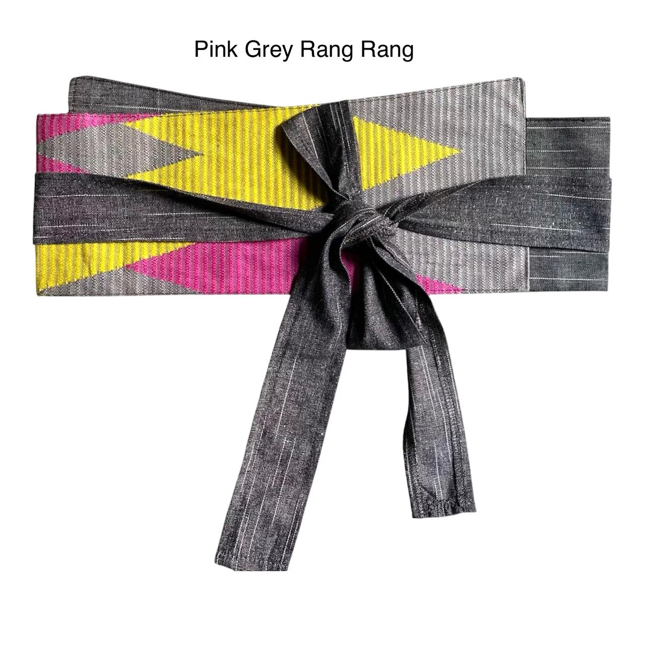 Alternative view of Obi belt tenun lurik & ikat/endek