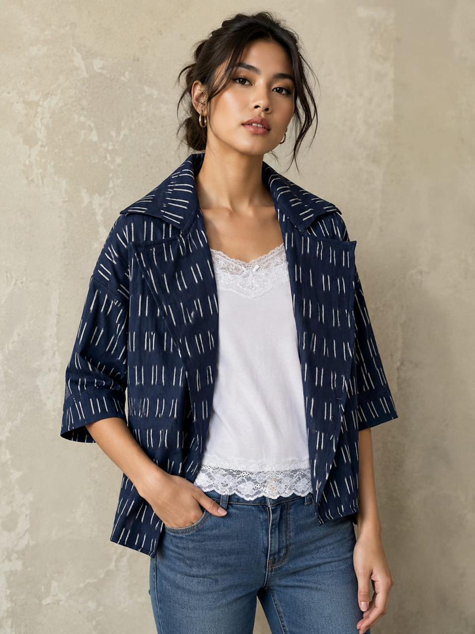 Alternative view of Citta Blazer Tenun Lurik