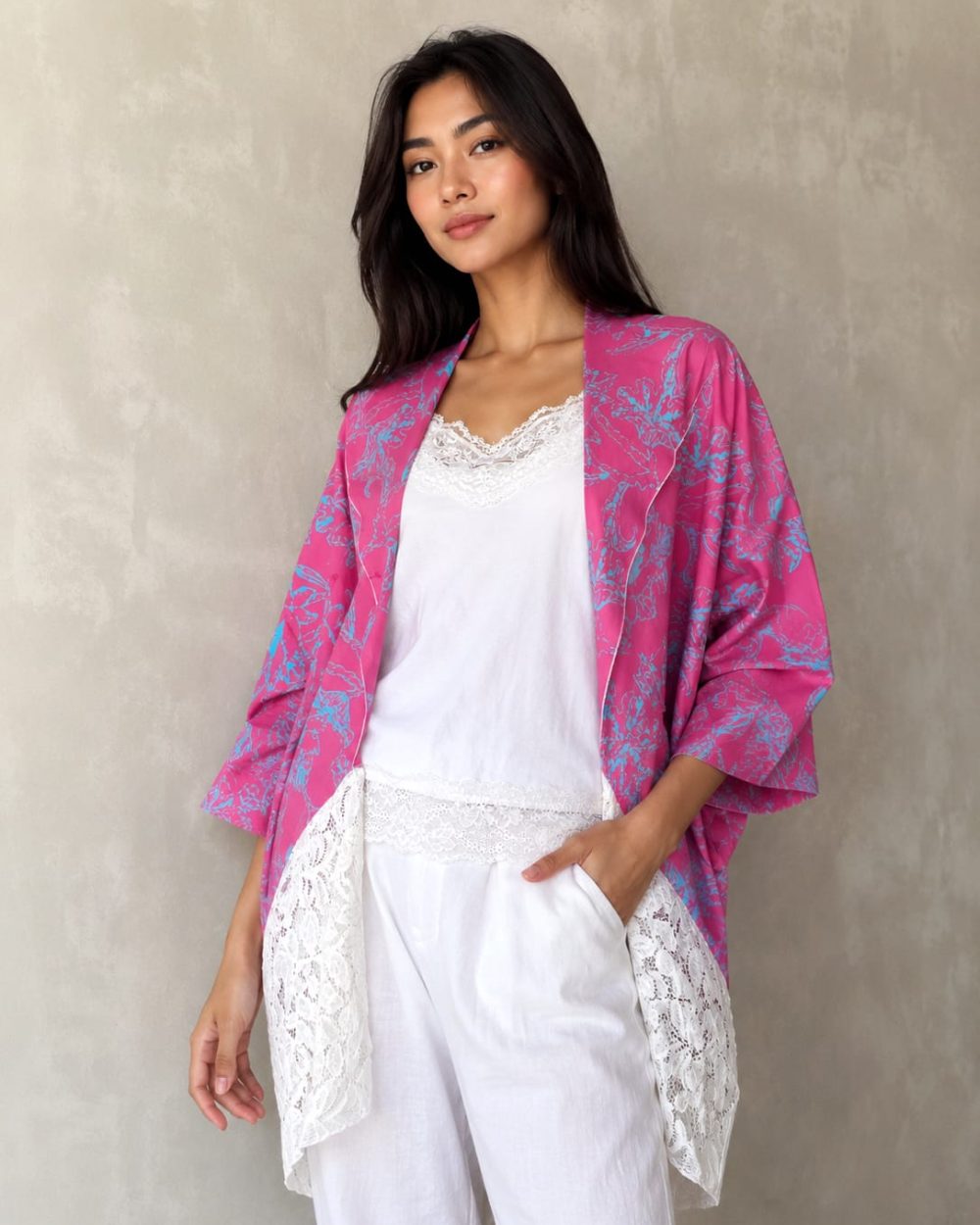 Outer batik cap wanita