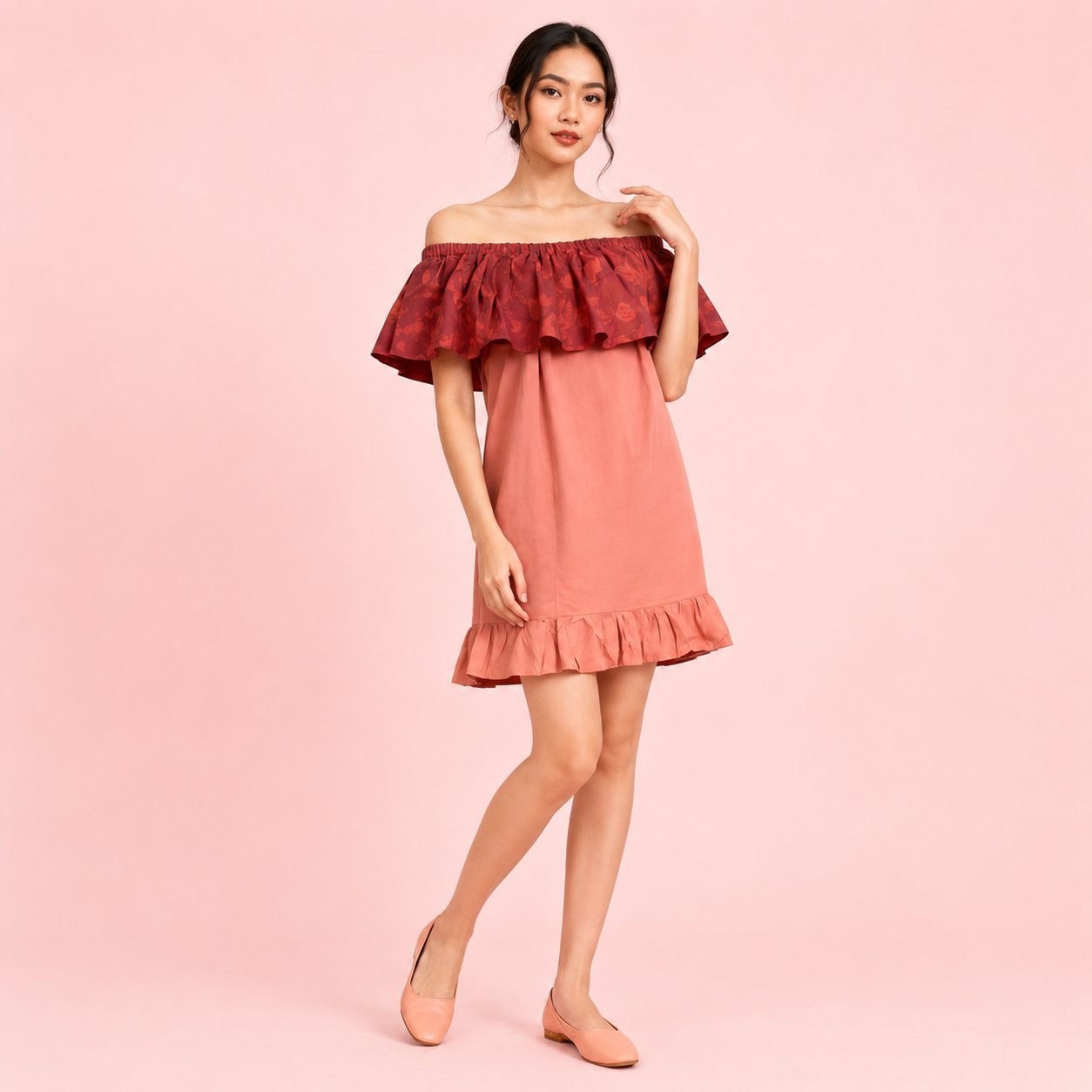 Dress tenun endek - Image 3