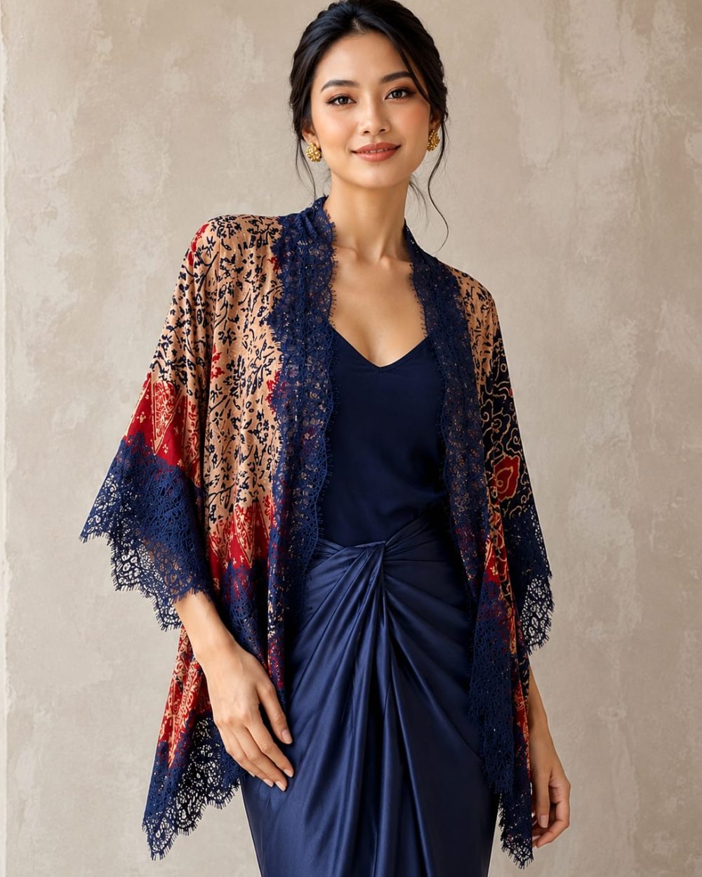 Alternative view of Outer batik cap viscose