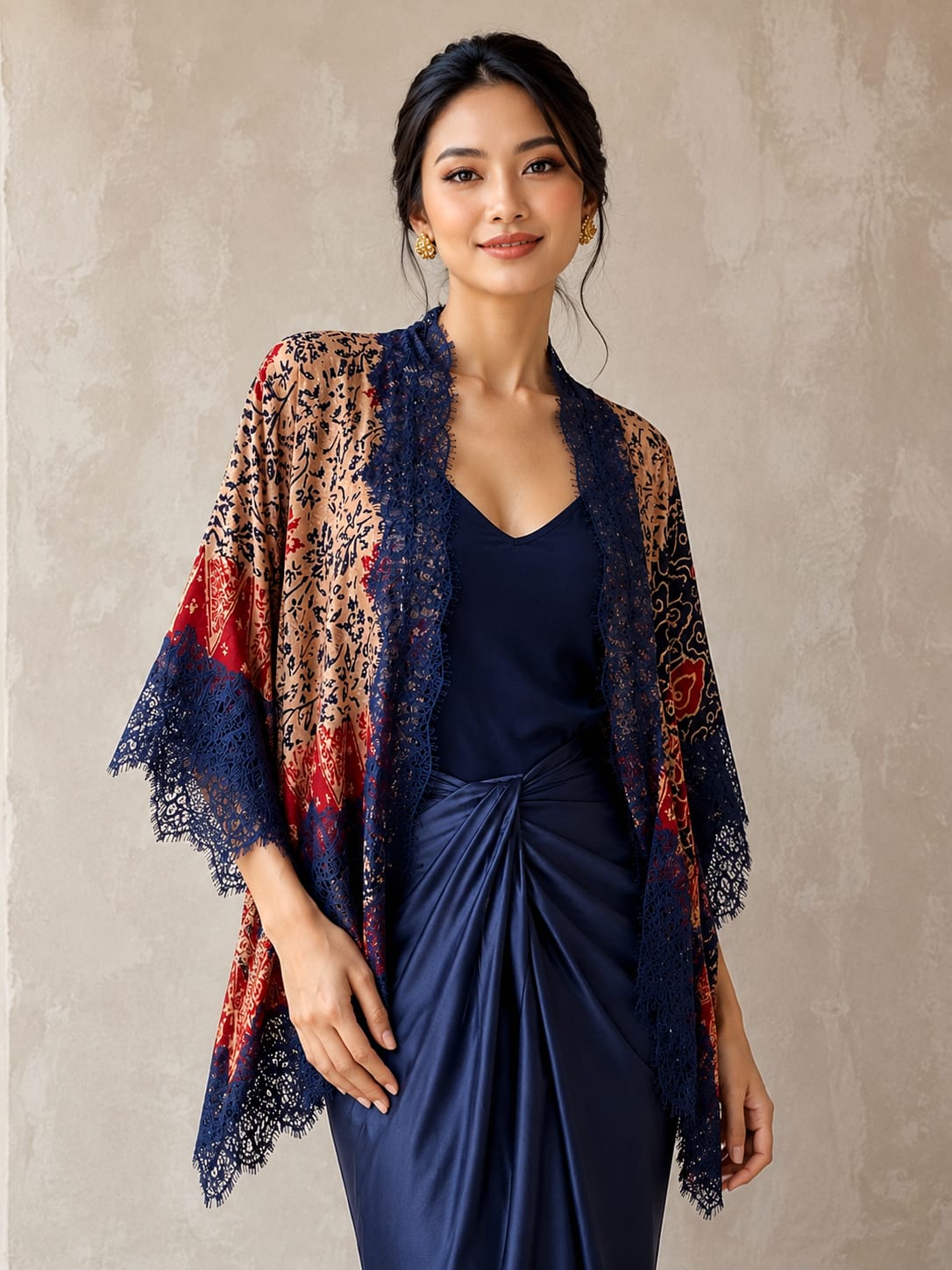 Alternative view of Outer batik cap viscose
