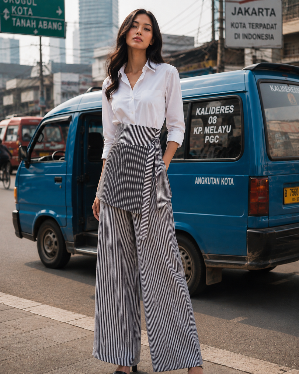 Obi belt tenun lurik