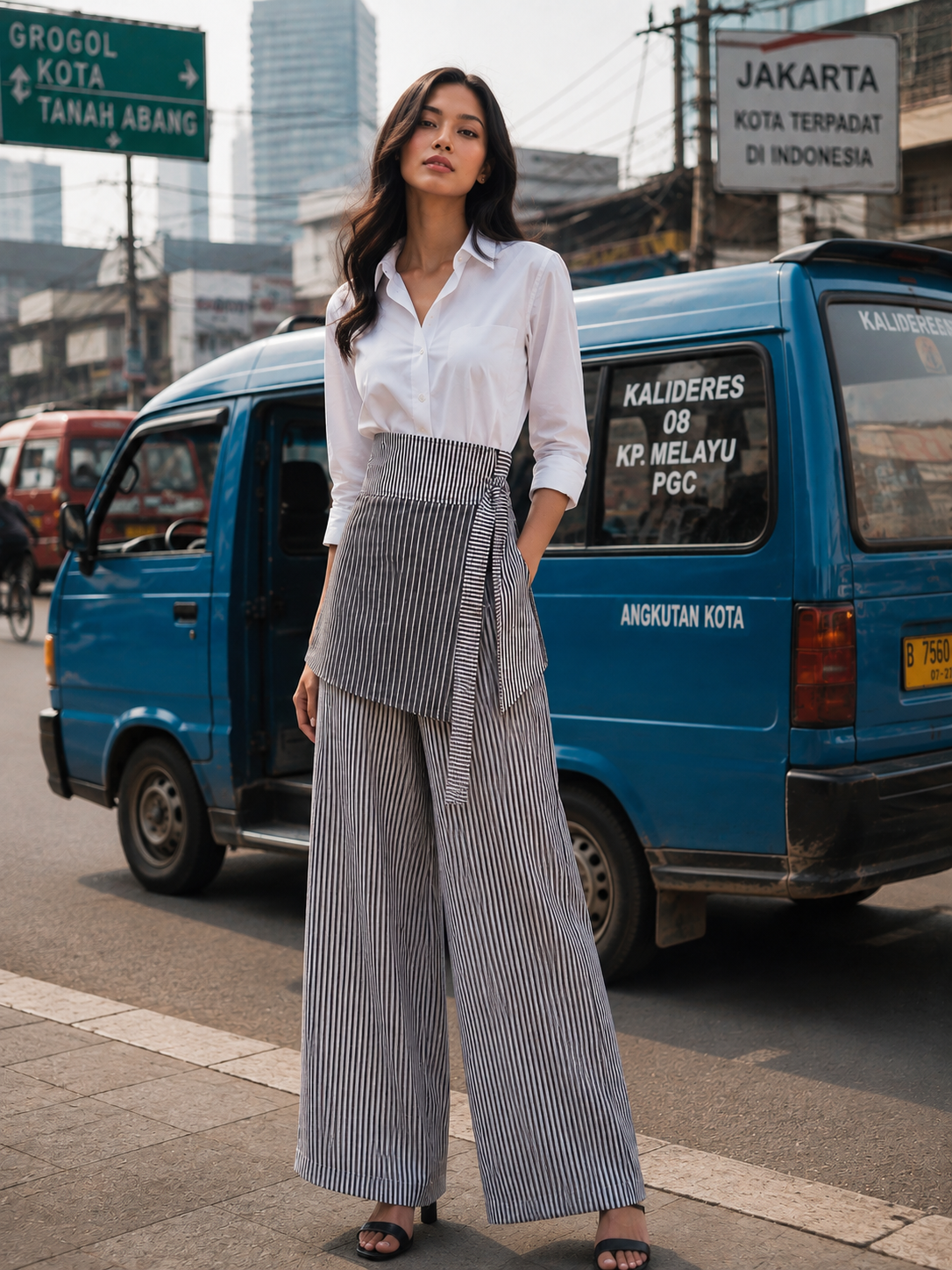 Obi belt tenun lurik